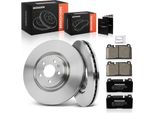 Frankberg 2X Dischi Freno 4X Pastiglie Freno Asse Anteriore Per Audi A6 4G2 4GC 4G5 4GD A7 4GA 4GF