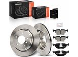 Frankberg 2X Dischi Freno 4X Pastiglie Freno Asse Posteriore Per Bmw Serie 5 Touring E39 1998-2003