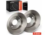 Frankberg 2X Dischi Freno Asse Anteriore Per Mercedes-Benz Classe A W168 1.4L 1.6L 1997-2004 1997-2004