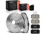 Frankberg 2X Dischi Freno 4X Pastiglie Freno Asse Anteriore Per Mercedes-Benz Classe E W211 S211 Sl R230