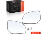 Frankberg 2X Vetro Specchio Esterno Anteriore Sinistro Destro Per Hyundai I20 Pb Pbt I10 Pa