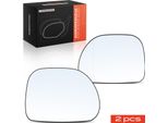 Frankberg 2X Specchio Vetro Porta Specchio Anteriore Sinistro Destro Per Fiat 500L 351 2012-2018