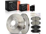 Frankberg 2X Dischi Freno 4X Pastiglie Freno Asse Anteriore Per Hyundai Getz Tb 1.1L 1.3L 1.4L 1.5L 1.6L 2002-2010