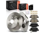 Frankberg 2X Dischi Freno 4X Pastiglie Freno Asse Posteriore Per Toyota Verso R2 1.6L 1.8L 2.0L 2.2L 2009-2018