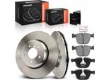 Frankberg 2X Dischi Freno 4X Pastiglie Freno Asse Posteriore Per Bmw Serie 5 E60 E61 Serie 6 E63 E64