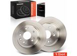 Frankberg 2X Dischi Freno Asse Posteriore Per Honda FR-V Be Stream Rn 1.7L 1.8L 2.0L 2.2L 2001-2009
