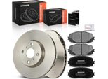 Frankberg 2X Dischi Freno 4X Pastiglie Freno Asse Anteriore Per Toyota Ractis Yaris Yaris/Vios