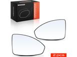 Frankberg 2X Specchio Vetro Porta Specchio Anteriore Sinistro Destro Per Chevrolet Cruze 2009-2016