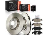 Frankberg 2X Dischi Freno 4X Pastiglie Freno Asse Anteriore Per Audi A6 Allroad 4GH 4GJ 3.0L 2012-2018
