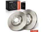 Frankberg 2X Dischi Freno Asse Anteriore Per Alfa Romeo Mito Fiat Bravo Ii Stilo Multi Wagon Lancia Delta Iii