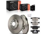 Frankberg 2X Dischi Freno 4X Pastiglie Freno Asse Anteriore Per Volvo S60 Iii S90 Ii V60 Cross Country V90 Estate