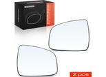 Frankberg 2X Vetro Specchio Esterno Anteriore Sinistro Destro Per Dacia Duster Hs 2010-2018