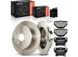 Frankberg 2X Dischi Freno 4X Pastiglie Freno Asse Posteriore Per Toyota Corolla Estate Verso Yaris