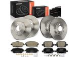 Frankberg 4X Dischi Freno 8X Pastiglie Freno Asse Anteriore Asse Posteriore Per Opel Corsa C Tigra Twintop Vauxhall Mk Ii (C) Convertibile