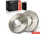 Frankberg 2X Dischi Freno Asse Anteriore Per Bmw X5 E53 4.4L 4.6L 4.8L 2001-2006