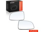 Frankberg 2X Vetro Specchio Esterno Anteriore Sinistro Destro Per Chevrolet Aveo Hatchback