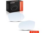 Frankberg 2X Specchio Vetro Esterno Specchio Anteriore Sinistro Destro Per Audi A7 Sportback 2010-2018