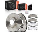 Frankberg 2X Dischi Freno 4X Pastiglie Freno Asse Anteriore Per Porsche Panamera 970 3.0L 3.6L 4.8L 2009-2016