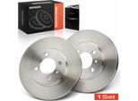Frankberg 2X Dischi Freno Asse Anteriore Per Bmw Serie 3 Cabrio Touring Z1 Roadster E30 1982-1994