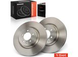 Frankberg 2X Dischi Freno Asse Anteriore Per Land Rover Discovery Iv Van Range Sport L319 2005-2018