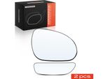 Frankberg 2X Vetro Specchio Esterno Anteriore Sinistro Destro Per Hyundai I30 Estate Fd