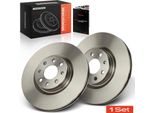 Frankberg 2X Dischi Freno, Asse Anteriore Per Vw Transporter Iv Bus Box Platform/Chassis 1990-2003