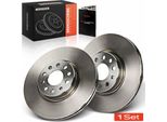 Frankberg 2X Dischi Freno Asse Anteriore Per Vw Caddy Iv Mpv Kasten/Mpv Cc Eos Golf Alltrack Plus Sportsvan V