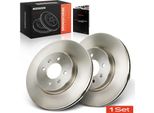 Frankberg 2X Dischi Freno Asse Anteriore Per Hyundai I20 Active Coupe Hatchback Van Kia Rio Iii Notchback Iv