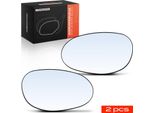 Frankberg 2X Vetro Specchio Esterno Anteriore Sinistro Destro Per Smart Fortwo Cabrio 450 Roadster