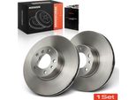 Frankberg 2X Dischi Freno Asse Anteriore Per Bmw Serie 5 Touring E39 Serie 7 E32 E38 Serie 8 E31 Alpina 1990-2001