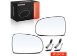 Frankberg 2X Vetro Specchio Esterno Anteriore Sinistro Destro Per Opel Corsa C Tigra Twintop