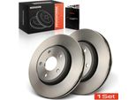 Frankberg 2X Dischi Freno Asse Anteriore Per Jeep Commander Van Grand Cherokee Iii Xh Xk 2004-2010