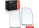 Frankberg 2X Vetro Specchio Esterno Anteriore Sinistro Destro Per Nissan NV400 Bus X62