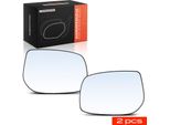 Frankberg 2X Vetro Specchio Esterno Anteriore Sinistro Destro Per Toyota Yaris P9