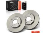 Frankberg 2X Dischi Freno Asse Anteriore Per Ford Fiesta Vi Van 1.0L 1.2L 1.4L 1.5L 1.6L 2008-2018