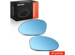 Frankberg 2X Vetro Specchio Esterno Anteriore Sinistro Destro Per Bmw Serie 1 Cabrio E81 E82 E87 E88