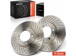 Frankberg 2X Dischi Freno Asse Anteriore Per Porsche 911 Cabriolet Targa Boxster Spyder Cayman 1997-2013