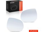Frankberg 2X Vetro Specchio Esterno Anteriore Sinistro Destro Per CitroëN C3 Peugeot 3008 5008