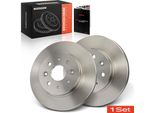 Frankberg 2X Dischi Freno Asse Anteriore Per Kia Rio Hatchback Dc 1.3L 1.5L 2002-2005