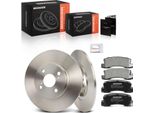 Frankberg 2X Dischi Freno 4X Pastiglie Freno Asse Posteriore Per Toyota Corolla Compact Liftback Station Wagon