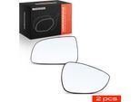 Frankberg 2X Vetro Specchio Esterno Anteriore Sinistro Destro Per Chevrolet Aveo/Kalos Hatchback