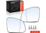 Frankberg 2X Vetro Specchio Esterno Anteriore Sinistro Destro Per Renault Twingo Smart Fortwo Coupé