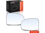 Frankberg 2X Vetro Specchio Esterno Anteriore Sinistro Destro Per Toyota Iq J1 1.0L 1.3L 1.4L 2009-2015