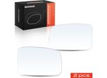 Frankberg 2X Vetro Specchio Esterno Anteriore Sinistro Destro Per Fiat Panda 169 2003-2009