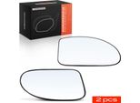 Frankberg 2X Vetro Specchio Esterno Anteriore Sinistro Destro Per Focus Daw Dbw 1998-2004