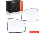 Frankberg 2X Vetro Specchio Esterno Anteriore Sinistro Destro Per Dacia Duster Logan Ls