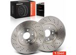 Frankberg 2X Dischi Freno Asse Anteriore Per Mercedes-Benz Classe C T-Modello W203 S203 C209 A209 R171 2000-2011