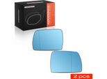 Frankberg 2X Vetro Specchio Esterno Anteriore Sinistro Destro Per Bmw X3 E83 2004-2011