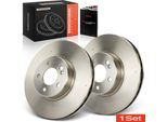 Frankberg 2X Dischi Freno Asse Anteriore Per Mercedes-Benz Classe C Cabriolet W205 A205 C205 S205 2014-2023