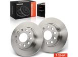 Frankberg 2X Dischi Freno Asse Posteriore Per Vw Golf Plus V Vi Beetle Caddy Mpv Kasten/Mpv Eos Jetta Iv Scirocco